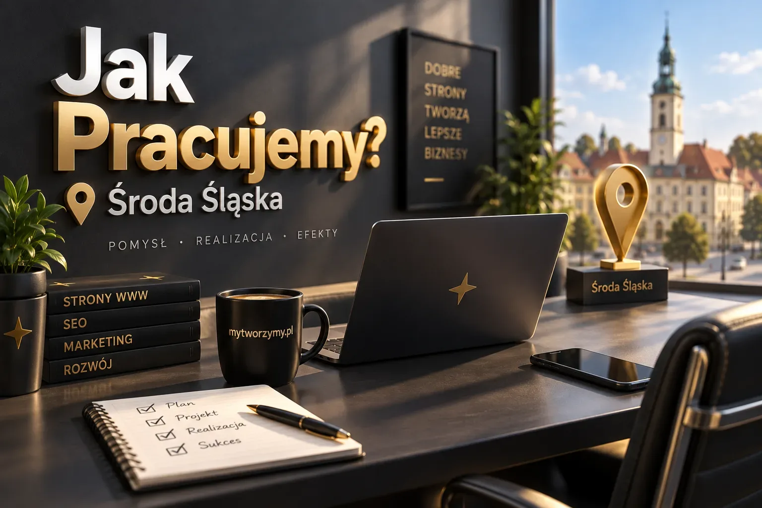 Schemat procesu projektowania i wdrażania strony